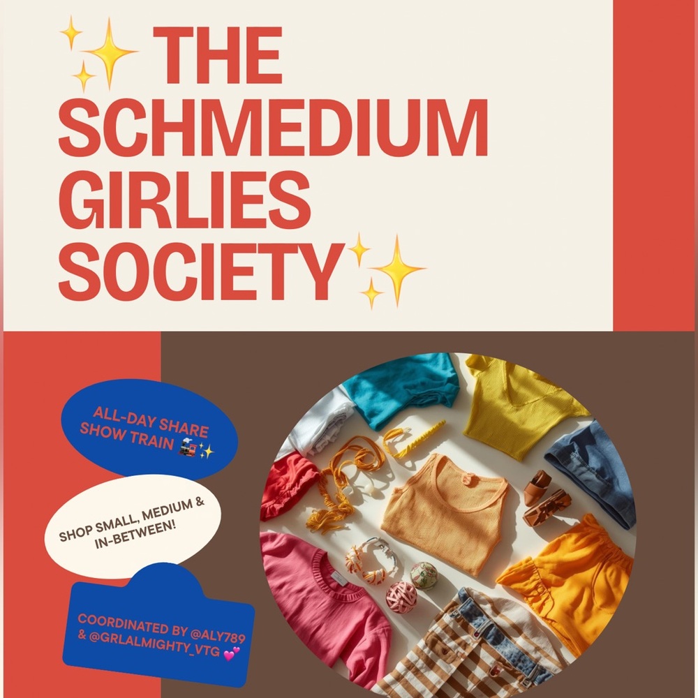 ✨🌼 THE SCHMEDIUM GIRLIES SOCIETY 🌼✨ All-day SM/M share train!